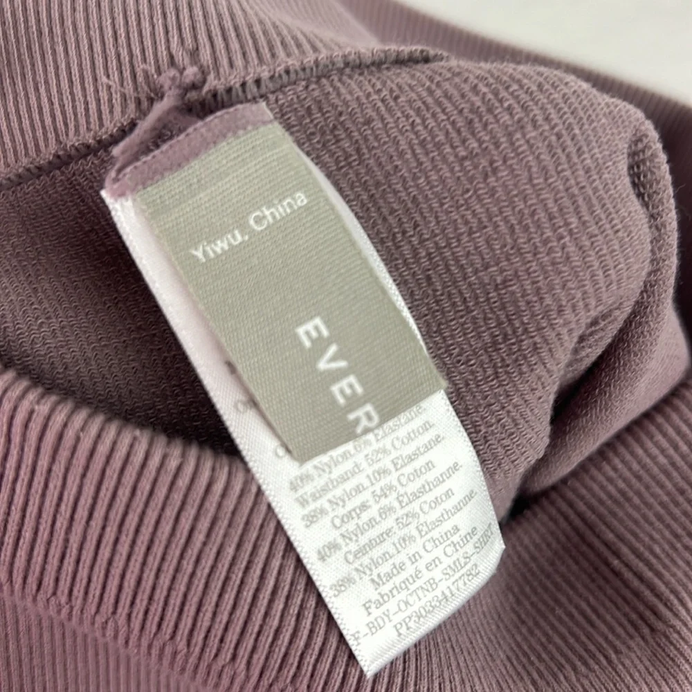 Nwt Everlane The Seamless Bike Shorts Ribbed Purple, Size XS/S - Picture 9 of 10